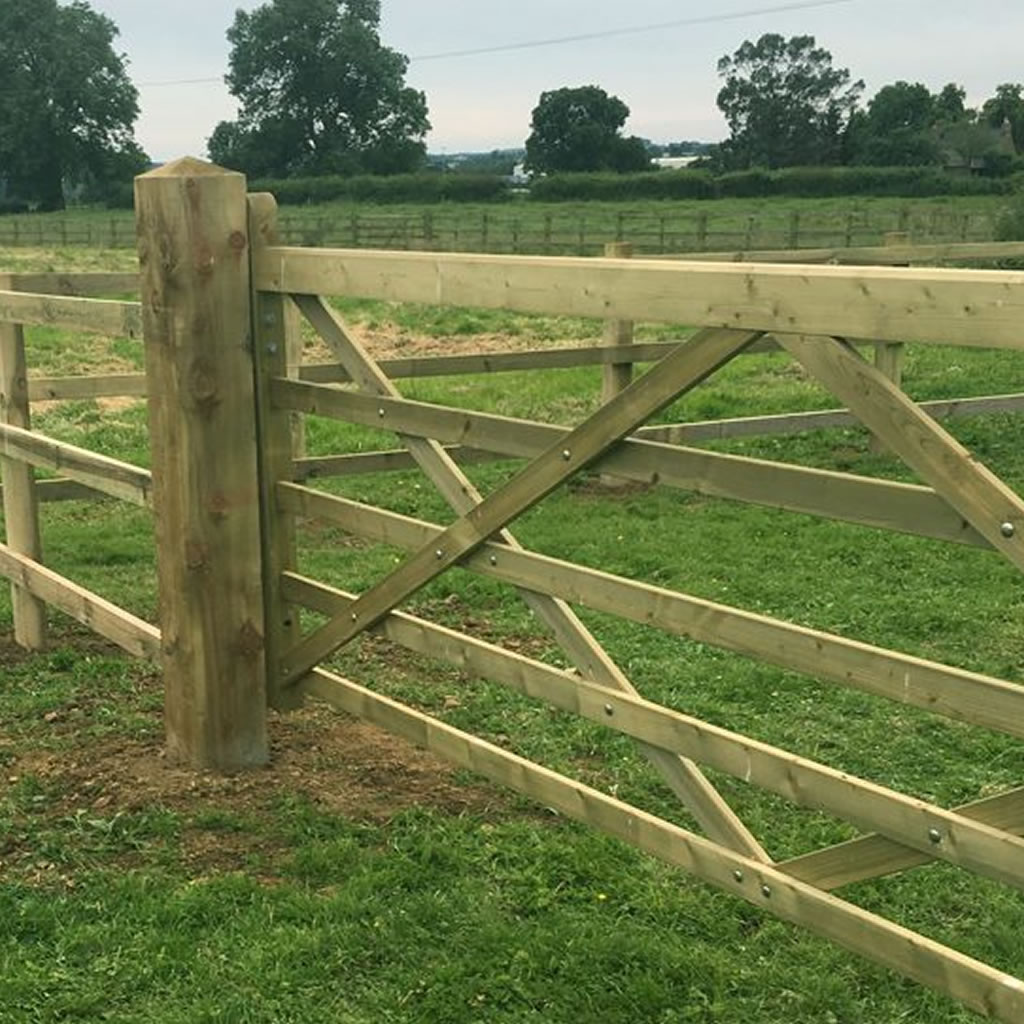 Wooden gate