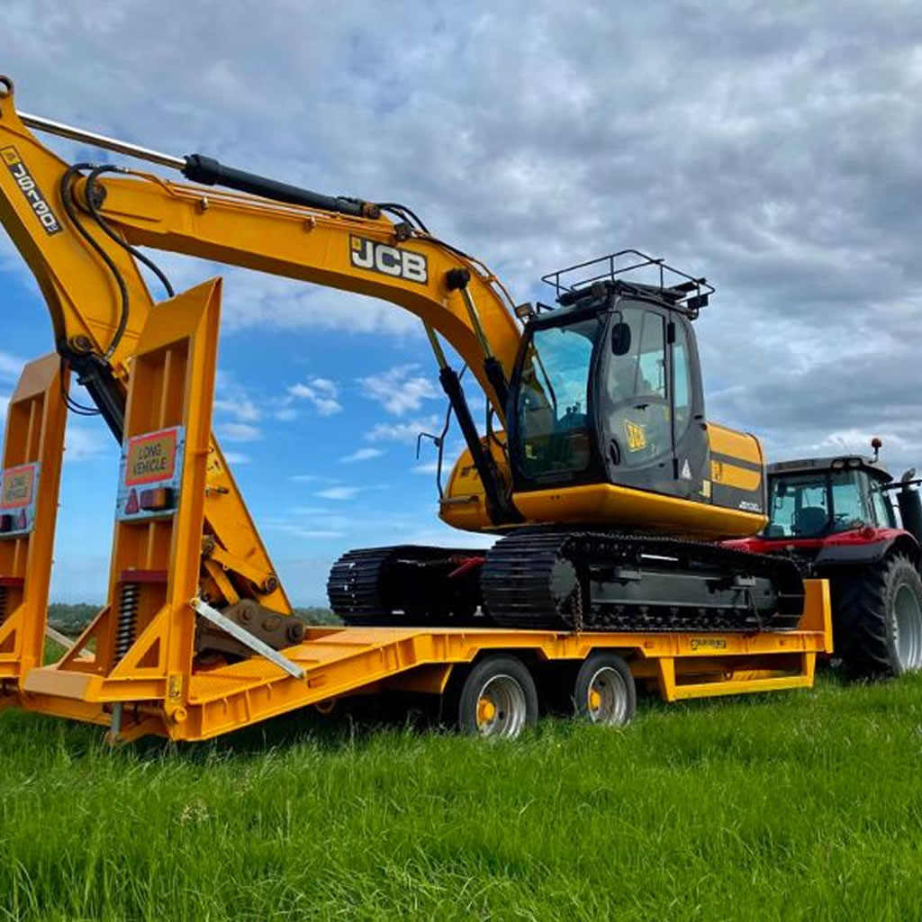 Large JCB excavator